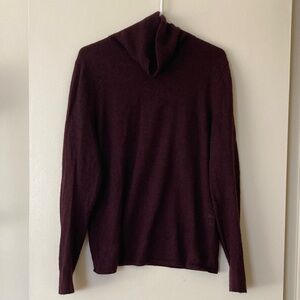 Nordstrom Men's Dark Burgundy Turtleneck Sweater